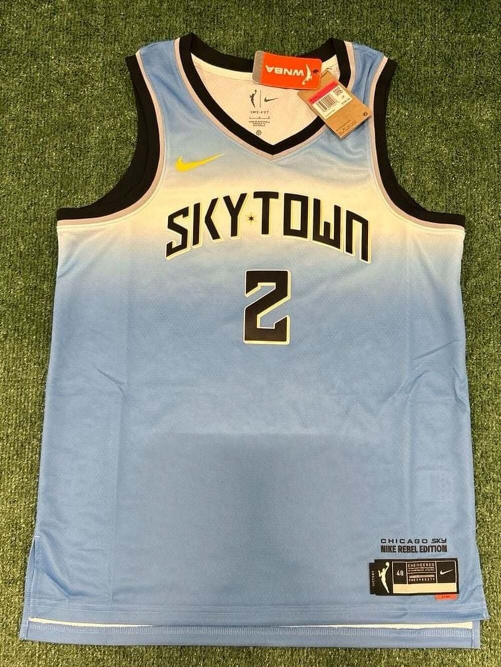 Nike Chicago Sky Kahleah Copper WNBA Rebel Edition Victory Jersey